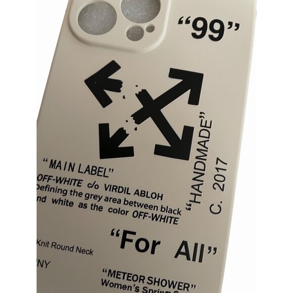 Case for Apple iPhone 13 Pro Max 6.7 inch, White Label Pattern Stylish Phone - Picture 2 of 4